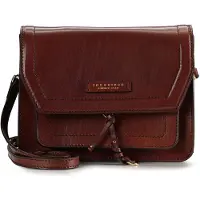 The bridge Elba Crossbody-laukku Nahka 25 cm Ruskea
