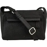 VOi Hirsch Bine Crossbody-laukku Nahka 22 cm Musta