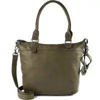Harbour 2nd Anchor Love Crossbody-laukku Nahka 28 cm Oliivinvihreä