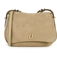 BOSS Beyond Crossbody-laukku S Nahka 28 cm Keltainen