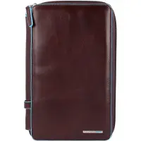 Piquadro Blue Square Passikotelo Nahka 14 cm Ruskea
