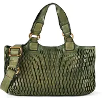 Campomaggi Cosima Shopperit Nahka 26 cm Vihreä