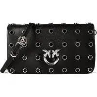 Pinko Love Click Iltalaukku Nahka 20 cm Musta