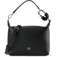 Etienne aigner Fashion Käsilaukku Nahka 23 cm Musta
