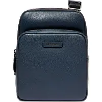 Piquadro Modus Special Crossbody-laukku Nahka 19 cm Sininen