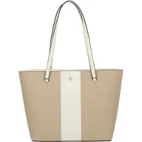 Ralph Lauren Karly Olkalaukku Nahka 33 cm Beige