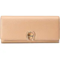 Etienne aigner Fashion Lompakko RFID-suoja Nahka 20 cm Beige
