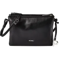 PICARD Really Crossbody-laukku Nahka 24 cm Musta