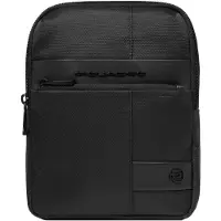 Piquadro Wollem Crossbody-laukku 23 cm Musta