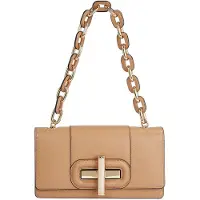 Tommy Hilfiger Turnlock Olkalaukku Nahka 28 cm Beige