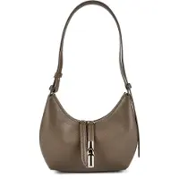 Furla Goccia Olkalaukku Nahka 22 cm Oliivinvihreä