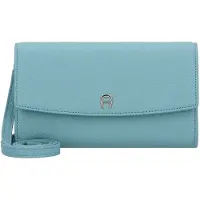 Etienne aigner Fashion Kytkinlompakko Nahka 12.5 cm Sininen