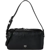 Pinko Bauletto Olkalaukku Nahka 25 cm Musta