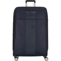 Piquadro Brief 4-pyöräinen vetolaukku 78 cm Laajennettava Sininen