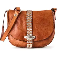 Campomaggi Linda Crossbody-laukku Nahka 22 cm Ruskea