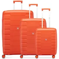 Roncato Skyline 2.0 4-pyöräinen Matkalaukkusetti 3-osainen Laajennettava Oranssi