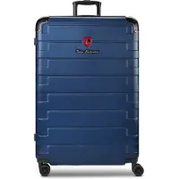Tonino lamborghini Milano 4-pyöräinen matkakassi XL 83 cm erikoiskoko venytettävällä taitoksella Sininen