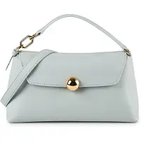Furla Sfera Soft Käsilaukku Nahka 24 cm Harmaa