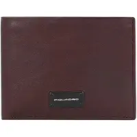 Piquadro Harper Lompakko RFID-suoja Nahka 14 cm Ruskea