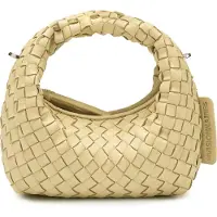 Les Visionnaires Greta Micro weave Käsilaukku Nahka 20 cm Keltainen
