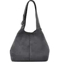 Coccinelle C-Easy Olkalaukku Nahka 34 cm Harmaa