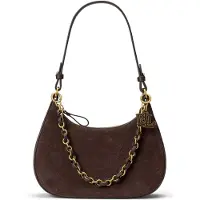 Ralph Lauren Marcy Olkalaukku Nahka 25 cm Ruskea