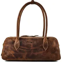 Greenburry Vintage Olkalaukku Nahka 42 cm Ruskea