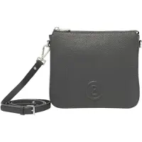 Bogner Bozen Hedwig Crossbody-laukku Nahka 25 cm Harmaa