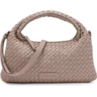 Les Visionnaires Sadie Weave Olkalaukku Nahka 37 cm Ruskea