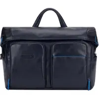 Piquadro Blue Square Revamp Polkupyörälaukku 40 cm Sininen