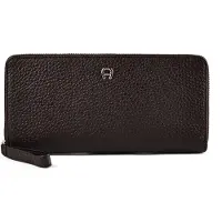 Etienne aigner Pura Lompakko RFID-suoja Nahka 20 cm Ruskea