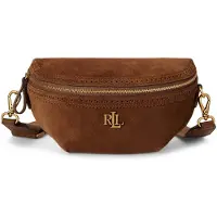 Ralph Lauren Marcy Crossbody-laukku Nahka 26 cm Ruskea