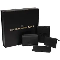 The Chesterfield Brand Lompakko RFID-suoja Nahka 11.5 cm Lahjapaketti Musta