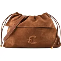 Coccinelle Lidia Crossbody-laukku Nahka 40 cm Ruskea