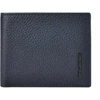 Piquadro Modus Special Lompakko RFID-suoja Nahka 11 cm Sininen