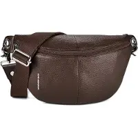 Mandarina Duck Mellow Leather Vyölaukku Nahka 30 cm Ruskea