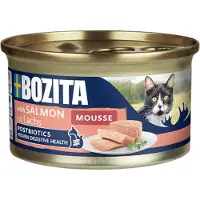 Bozita 12x85g Mousse Postbiotics poro kissan märkäruoka