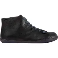 Camper for man. 36411-109 Peu Cami leather ankle boots black (43), Flat, Zip, Casual