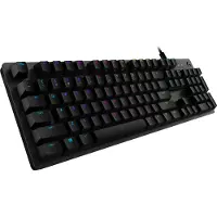 Logitech G512 Carbon Lightsync -pelinäppäimistö, GX Brown -kytkimet