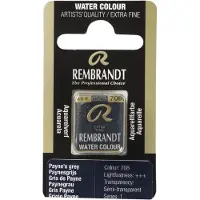 Taidepiste Rembrandt akvarelli 708 Paynes Grey - 1/2 nappi