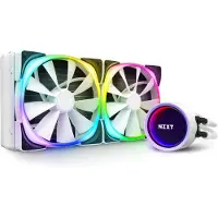NZXT Kraken X63 RGB, All-in-one-nesteenjäähdytin, 14 cm, Valkoinen (RL-KRX63-RW)