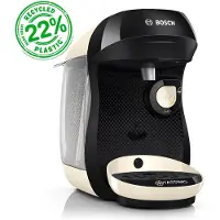 Bosch Tassimo Happy TAS107E, Kahvikapselikone, 0,7 L, Kahvikapseli, 1400 W, Beige, musta