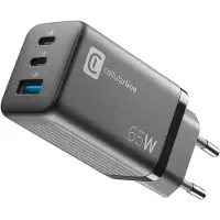 Cellularline Multipower GaN 65W USB-C & USB laturi