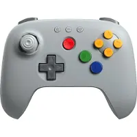 8Bitdo 64 Bluetooth-ohjain - Harmaa
