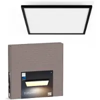 Philips Hue Aurelle kattovalaisin 39 W, 2000-6500K, 3750 lm, neliö, musta XL