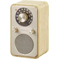 Sangean WR-9 FM-radio Bluetooth-yhteydellä, valkoinen tammi