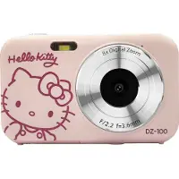 Yashica x Hello Kitty Edition DZ-100 digikamera, vaaleanpunainen