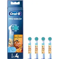 Oral-B Pro Kids Toothbrush Heads Disney Lion King 4 kpl