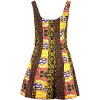 Desigual Mekko laivastonsininen / ruskea / sahrami / tummanpunainen
