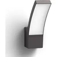 Philips Splay ulkoseinävalaisin 12W, Seinävalaistus ulkotiloihin, Antrasiitti, Metalli, IP44, Patio, Puutarha, I